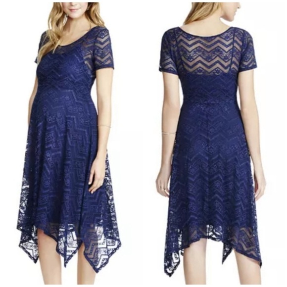 Jessica Simpson Navy Blue Maternity Dress size Medium - Picture 1 of 4